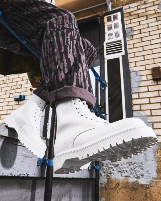 obuwie biały kemble F28B92 wegańskie buty na platformie 1460 bex kemble dla obu płci Dr. Martens