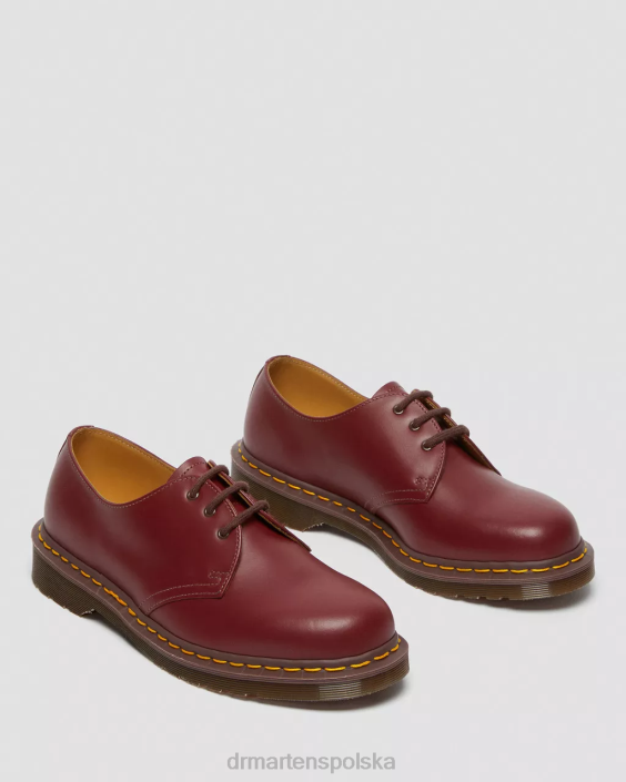 obuwie czerwony kilon F28B283 Buty Oxford z 1461 roku, wyprodukowane w Anglii dla obu płci Dr. Martens