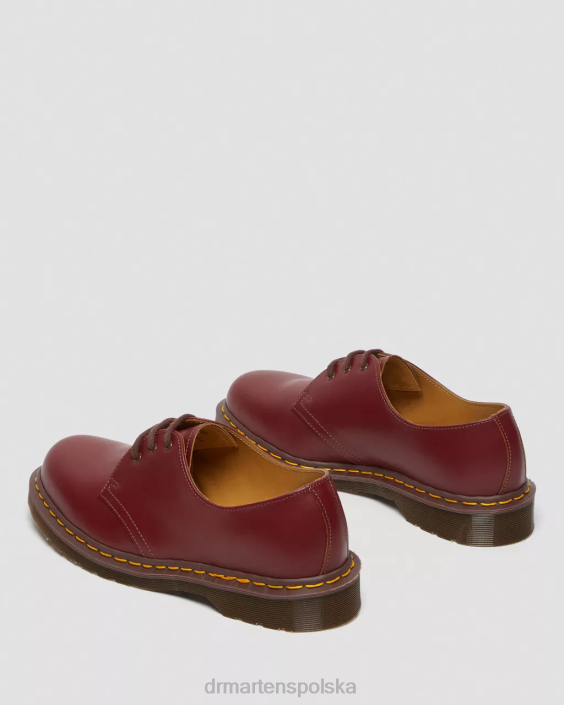 obuwie czerwony kilon F28B283 Buty Oxford z 1461 roku, wyprodukowane w Anglii dla obu płci Dr. Martens