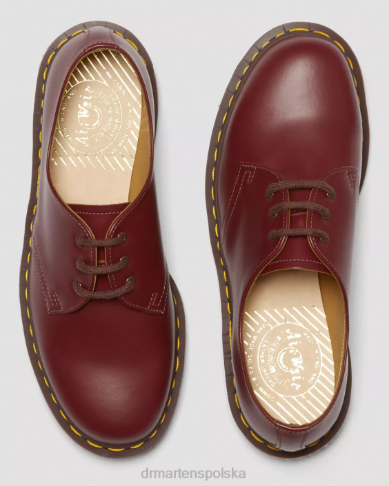 obuwie czerwony kilon F28B283 Buty Oxford z 1461 roku, wyprodukowane w Anglii dla obu płci Dr. Martens