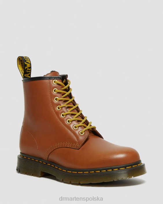 obuwie brązowa zamieć wp F28B137 Skórzane, sznurowane buty zimowe 1460 dm dla obu płci Dr. Martens