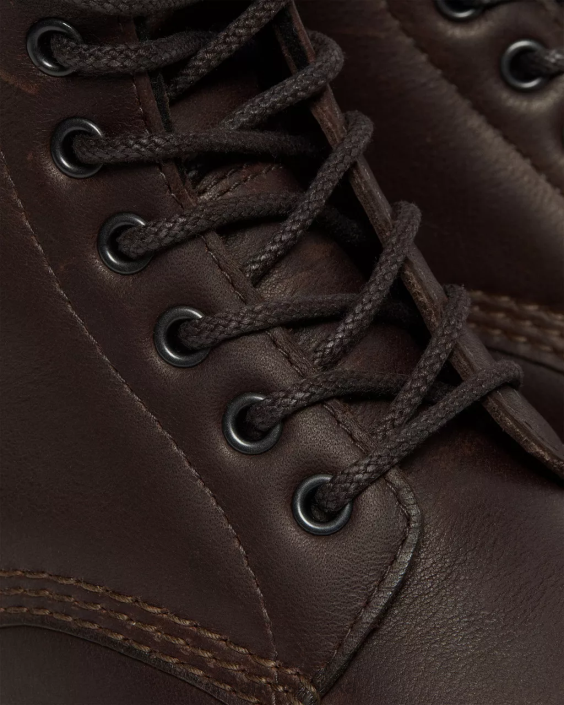 obuwie ciemnobrązowy valor wp F28B74 1460 sznurowane buty Pascal Warmwair ze skóry dla obu płci Dr. Martens