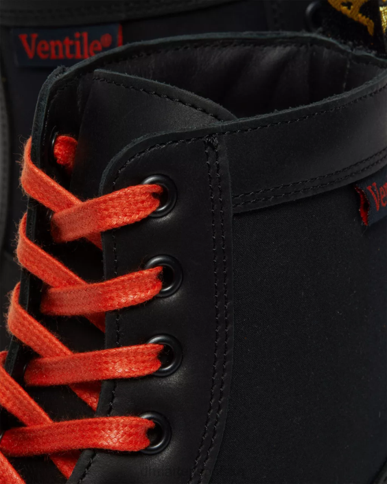 obuwie czarna stocznia i wentylacja F28B99 Panel 1460 wykonany z angielskiej skóry, sznurowane buty dla obu płci Dr. Martens