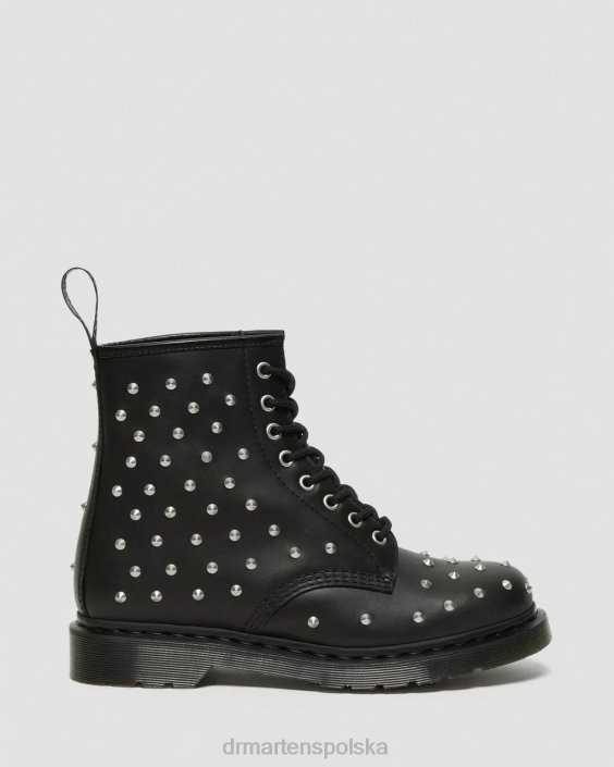 obuwie czarna wanama F28B141 Skórzane, sznurowane buty typu wanama 1460 dla obu płci Dr. Martens