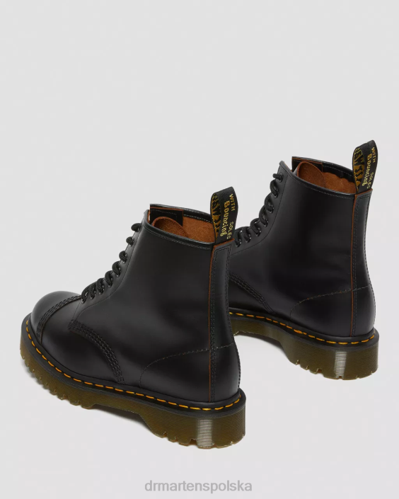obuwie czarny kilon F28B182 1460 bex made in England sznurowane buty z podnoskiem dla obu płci Dr. Martens