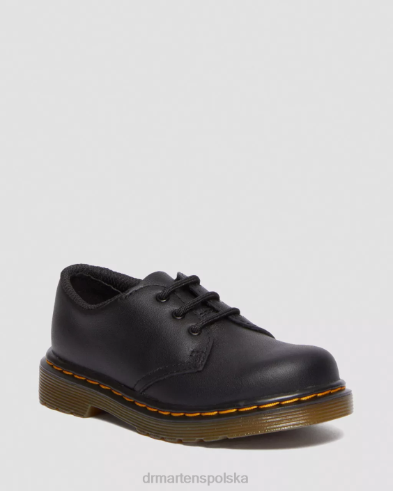 obuwie czarny miękki t F28B405 Miękkie, skórzane buty oxford dla malucha 1461 Dzieci Dr. Martens