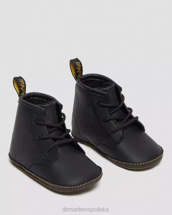 obuwie czarny F28B394 Nowonarodzone botki skórzane 1460 w kolorze kasztanowym Dzieci Dr. Martens