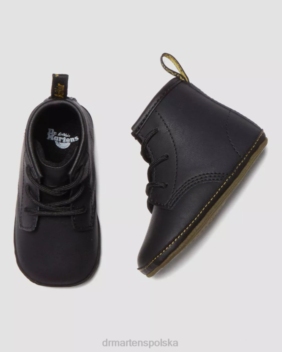 obuwie czarny F28B394 Nowonarodzone botki skórzane 1460 w kolorze kasztanowym Dzieci Dr. Martens