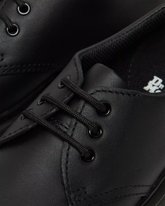 obuwie czarny miękki t F28B451 Miękkie skórzane buty junior 1461 mono Dzieci Dr. Martens