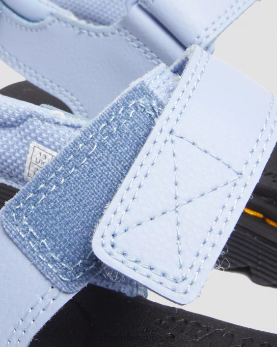 obuwie zen niebieska atena F28B446 Sandały Junior Klaire Athena ze skórzanym paskiem Dzieci Dr. Martens