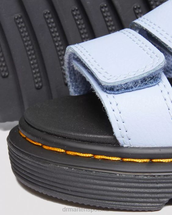 obuwie zen niebieska atena F28B446 Sandały Junior Klaire Athena ze skórzanym paskiem Dzieci Dr. Martens