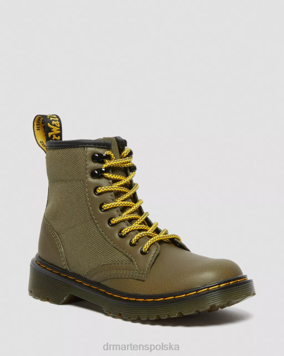 obuwie Olvi F28B444 Skórzane sznurowane buty junior 1460 panelowe Dzieci Dr. Martens