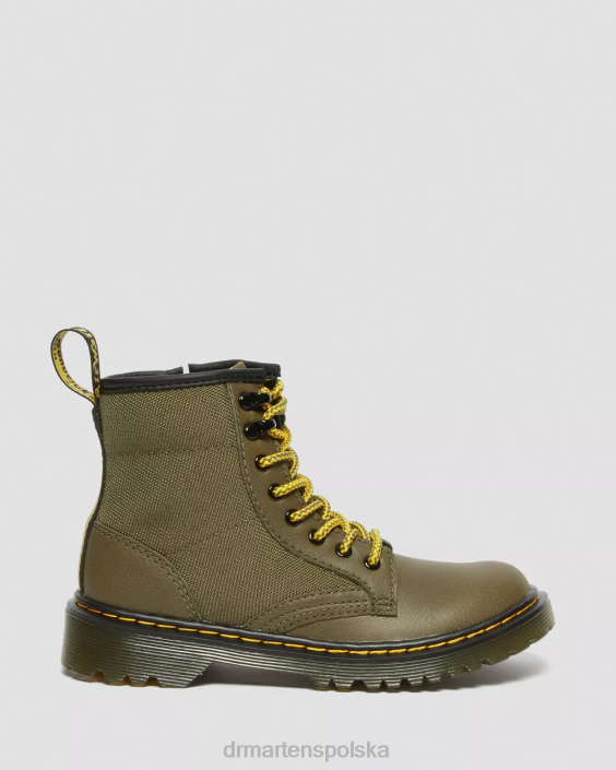 obuwie Olvi F28B444 Skórzane sznurowane buty junior 1460 panelowe Dzieci Dr. Martens