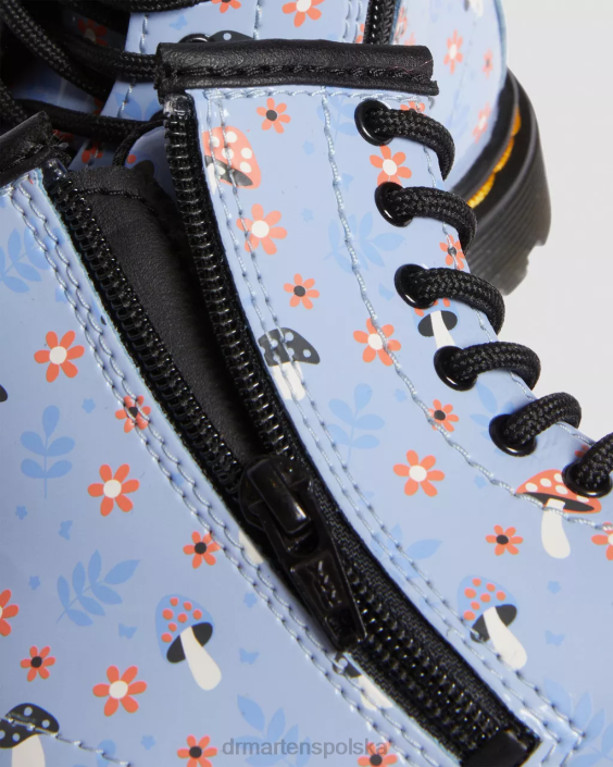 obuwie zen blue Lucido i lampa patentowa F28B412 Sznurowane buty dla malucha 1460 Patent Woodland Dzieci Dr. Martens