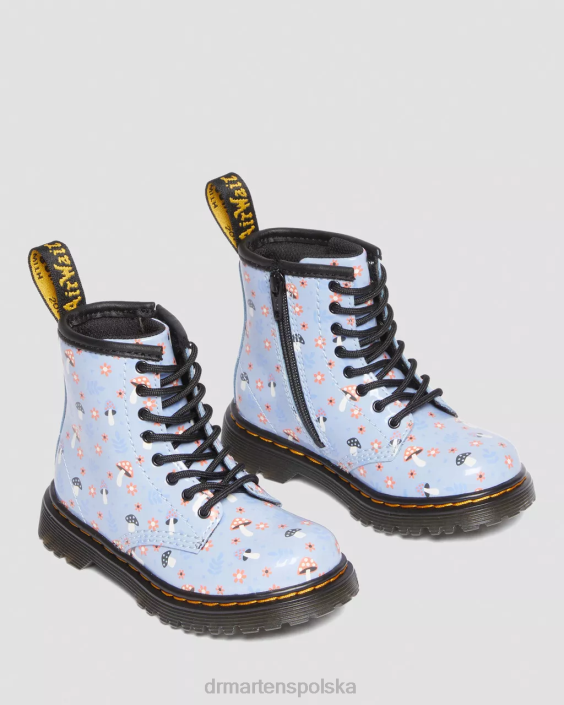 obuwie zen blue Lucido i lampa patentowa F28B412 Sznurowane buty dla malucha 1460 Patent Woodland Dzieci Dr. Martens