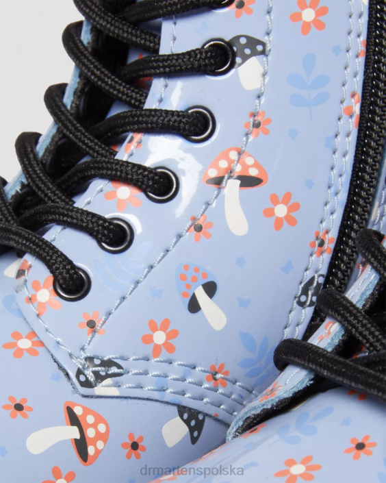 obuwie zen blue Lucido i lampa patentowa F28B412 Sznurowane buty dla malucha 1460 Patent Woodland Dzieci Dr. Martens