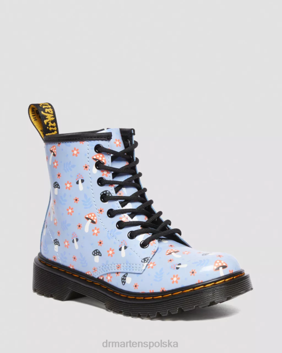 obuwie zen blue Lucido i lampa patentowa F28B456 Sznurowane buty junior 1460 patent woodland Dzieci Dr. Martens