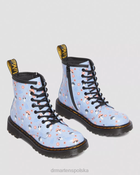 obuwie zen blue Lucido i lampa patentowa F28B456 Sznurowane buty junior 1460 patent woodland Dzieci Dr. Martens