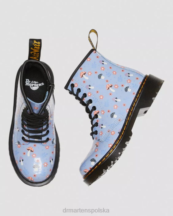 obuwie zen blue Lucido i lampa patentowa F28B456 Sznurowane buty junior 1460 patent woodland Dzieci Dr. Martens