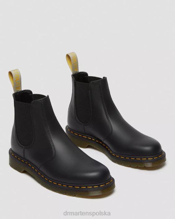 obuwie czarny feliks się ściera F28B7 wegańskie buty 2976 Felix Chelsea kobiety Dr. Martens