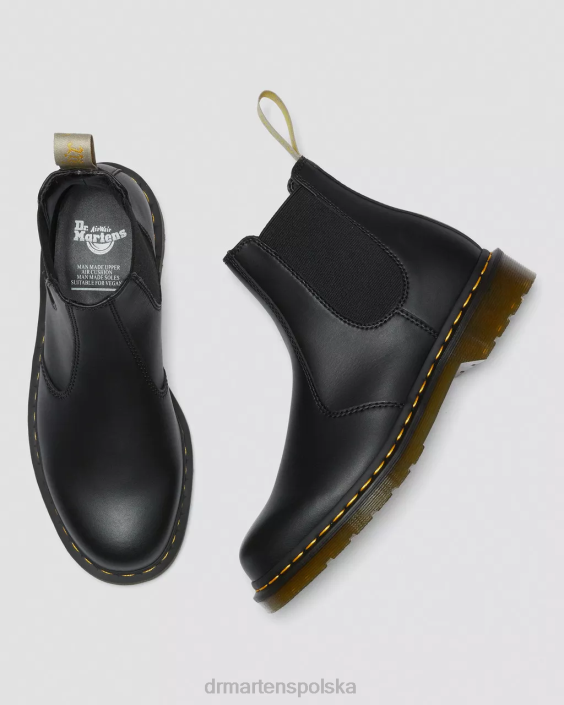 obuwie czarny feliks się ściera F28B7 wegańskie buty 2976 Felix Chelsea kobiety Dr. Martens