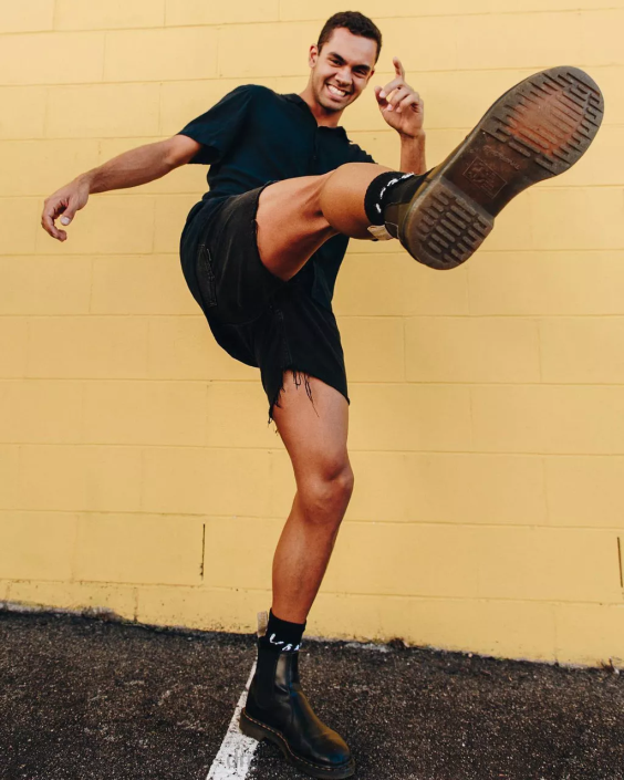 obuwie czarny feliks się ściera F28B7 wegańskie buty 2976 Felix Chelsea kobiety Dr. Martens