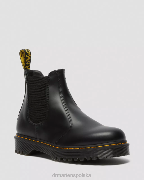 obuwie czarny gładki F28B30 2976 bex buty Chelsea z gładkiej skóry kobiety Dr. Martens