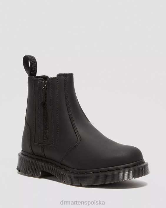 obuwie czarny pług śnieżny F28B164 Buty Chelsea Wintergrip z zamkiem błyskawicznym 2976 dm kobiety Dr. Martens