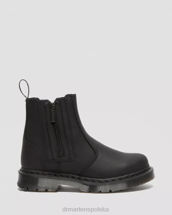obuwie czarny pług śnieżny F28B164 Buty Chelsea Wintergrip z zamkiem błyskawicznym 2976 dm kobiety Dr. Martens