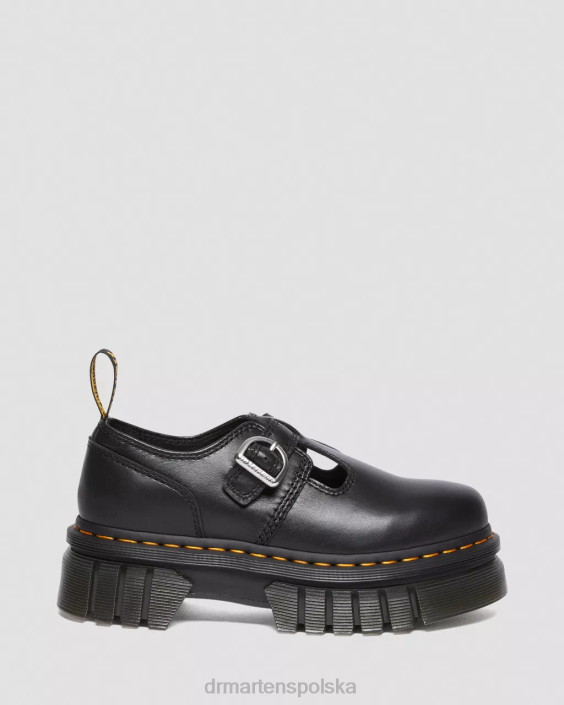 obuwie czarna nappa lux F28B228 Buty Mary Jane na platformie Audrick Nappa Lux kobiety Dr. Martens