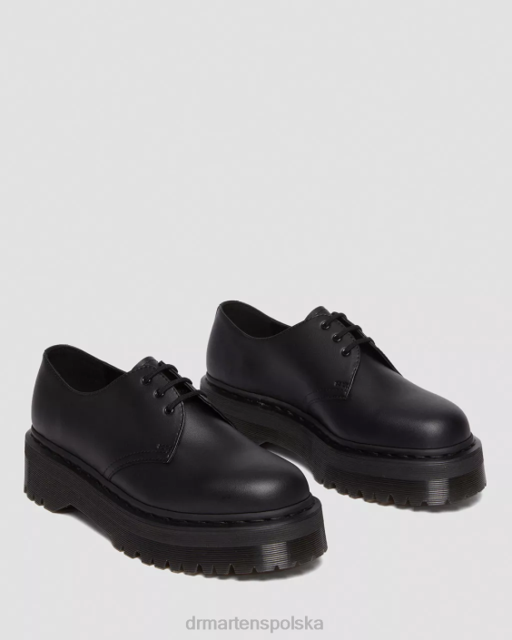 obuwie czarny feliks się ściera F28B223 wegańskie buty na platformie Felix 1461 mono kobiety Dr. Martens