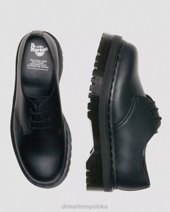 obuwie czarny feliks się ściera F28B223 wegańskie buty na platformie Felix 1461 mono kobiety Dr. Martens
