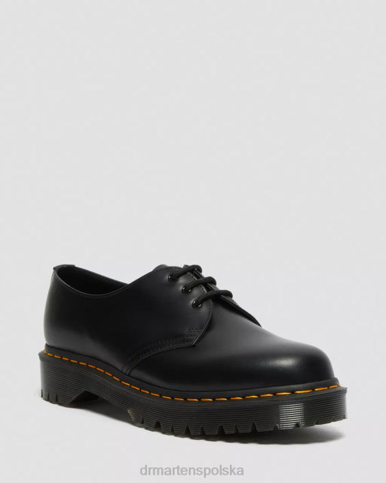 obuwie czarny gładki F28B220 Oksfordy 1461 bex z gładkiej skóry kobiety Dr. Martens