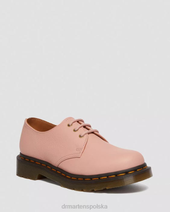 obuwie brzoskwiniowo-beżowa Virginia F28B310 Oksfordy ze skóry Virginia 1461 kobiety Dr. Martens