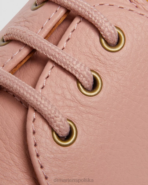 obuwie brzoskwiniowo-beżowa Virginia F28B310 Oksfordy ze skóry Virginia 1461 kobiety Dr. Martens