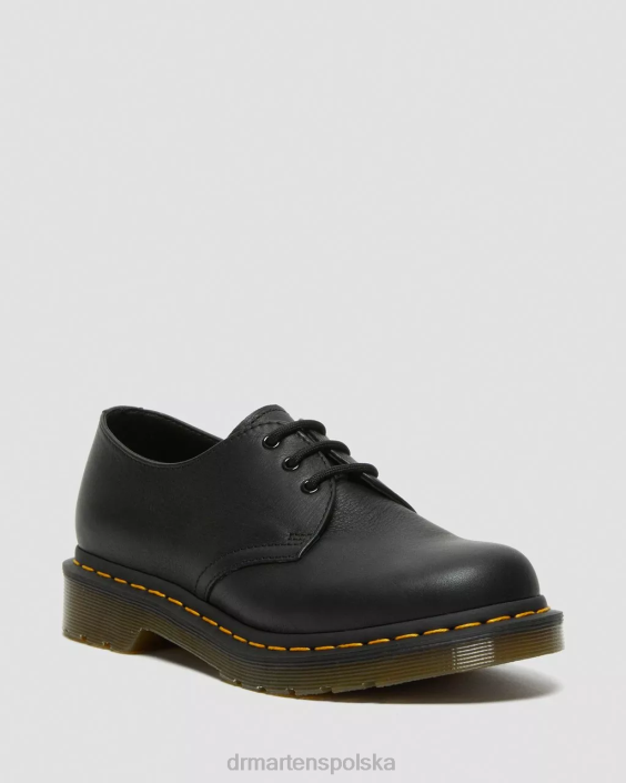 obuwie czarna Wirginia F28B286 Oksfordy ze skóry Virginia 1461 kobiety Dr. Martens