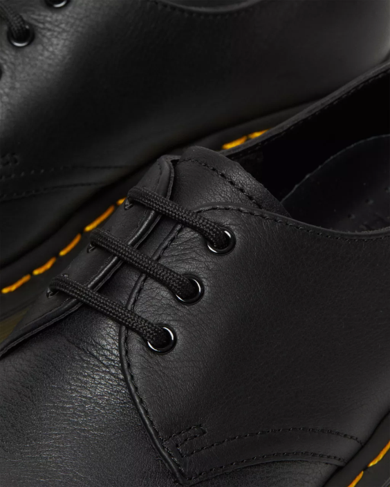 obuwie czarna Wirginia F28B286 Oksfordy ze skóry Virginia 1461 kobiety Dr. Martens