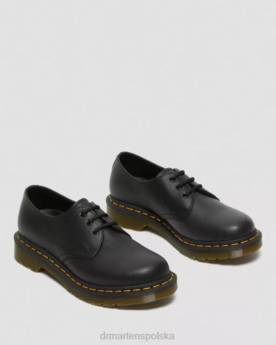obuwie czarna Wirginia F28B286 Oksfordy ze skóry Virginia 1461 kobiety Dr. Martens