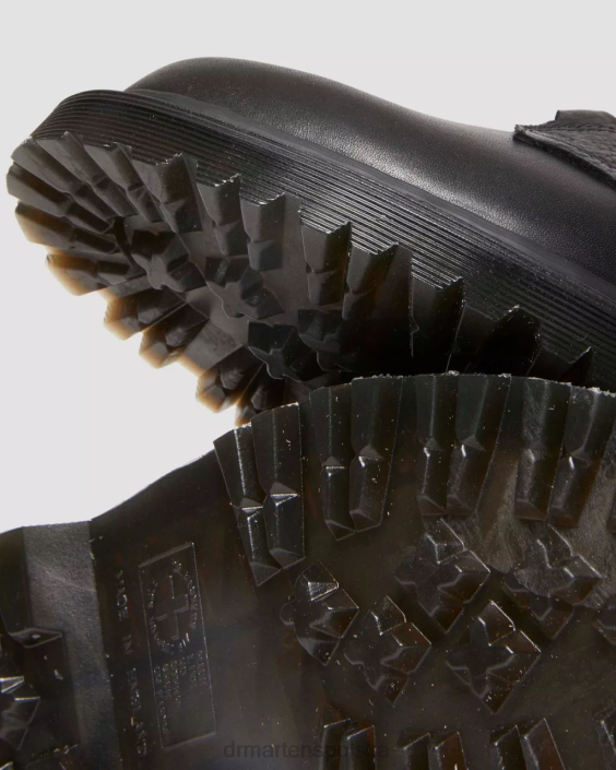 obuwie czarna sechura i atakama F28B316 Oksfordy z 1461 roku, wykonane w Anglii, ze skóry ghillie kobiety Dr. Martens