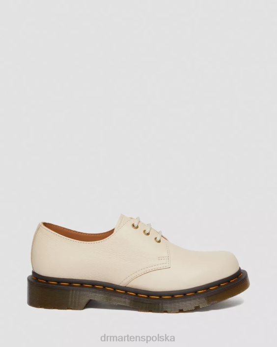 obuwie pergaminowa beżowa Virginia F28B322 Oksfordy ze skóry Virginia 1461 kobiety Dr. Martens