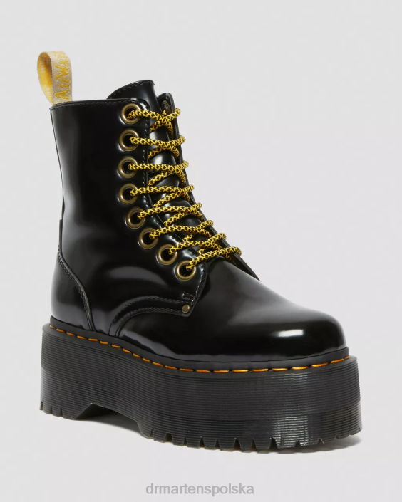 obuwie czarny oksford F28B36 wegańskie platformy jadon boot max kobiety Dr. Martens