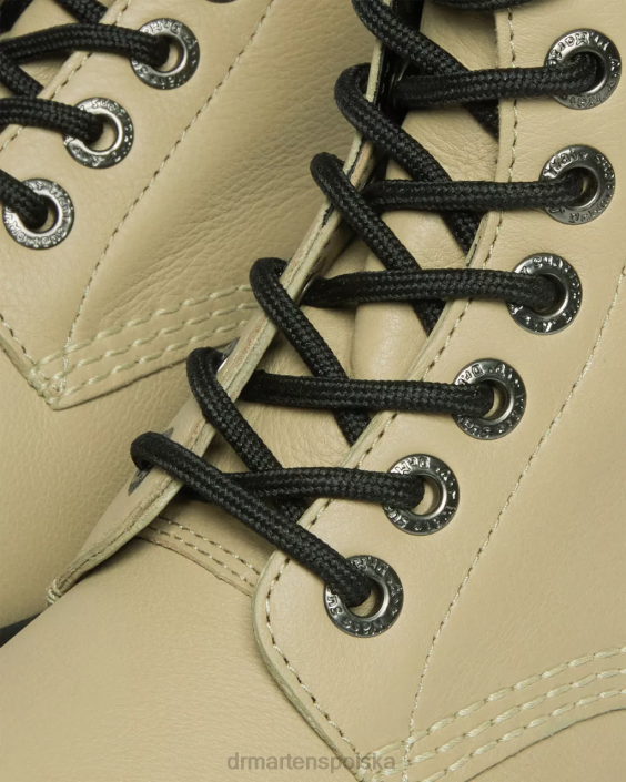 obuwie jasna oliwkowa pisa F28B120 Skórzane buty na platformie 1460 Pascal Max kobiety Dr. Martens