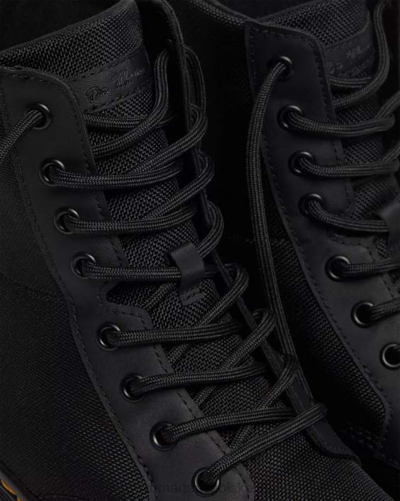 obuwie czarny, bardzo wytrzymały poli i gumowy F28B63 grzebienie, codzienne buty z polietylenu kobiety Dr. Martens