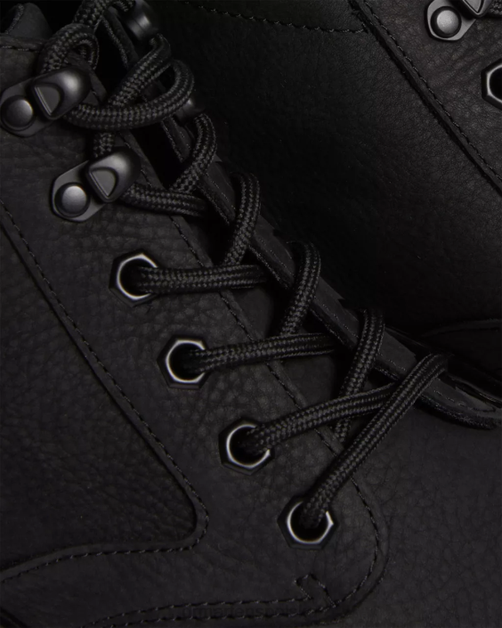 obuwie czarny frezowany nubuk wp F28B108 Buty użytkowe Bonny z frezowanej skóry nubukowej kobiety Dr. Martens