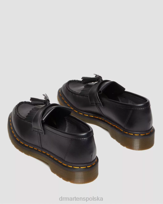 obuwie czarny feliks się ściera F28B376 wegańskie mokasyny z frędzlami Adrian Felix kobiety Dr. Martens