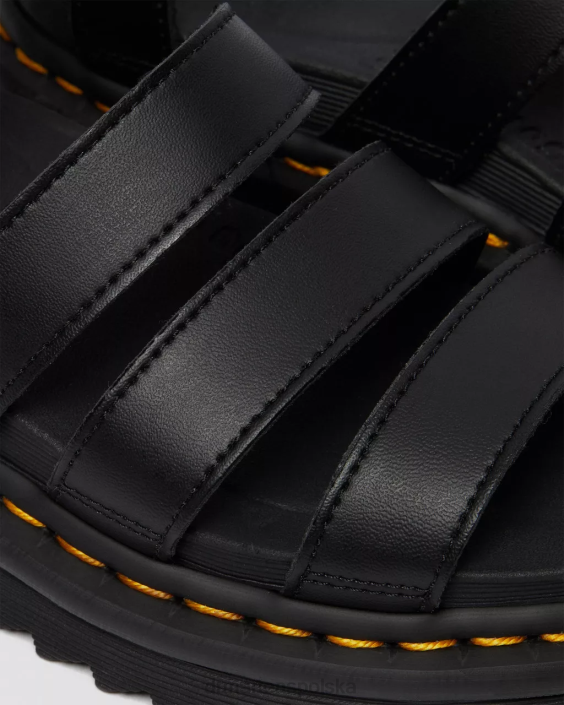 obuwie czarny feliks się ściera F28B248 wegańskie sandały gladiatorki Blaire Felix kobiety Dr. Martens