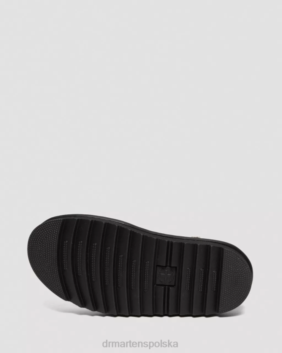 obuwie pergaminowa beżowa pisa F28B275 Sandały Blaire Pisa ze skórzanym paskiem kobiety Dr. Martens