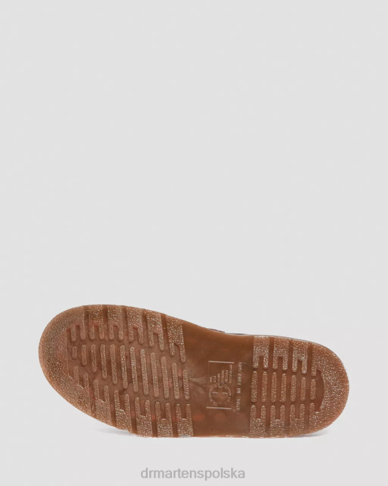 obuwie włosy ocelota F28B346 jorge uszyty z angielskich włosów na mule bez pięty kobiety Dr. Martens