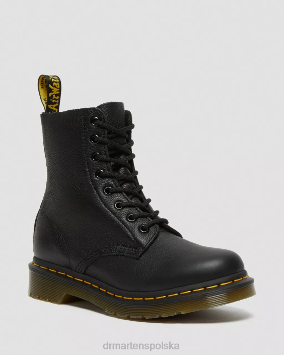 obuwie czarna Wirginia F28B10 Skórzane buty Pascal Virginia 1460 kobiety Dr. Martens