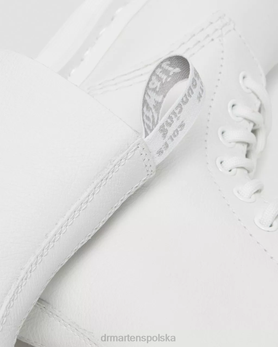 obuwie biała Wirginia F28B89 Mono sznurowane buty 1460 Pascal kobiety Dr. Martens